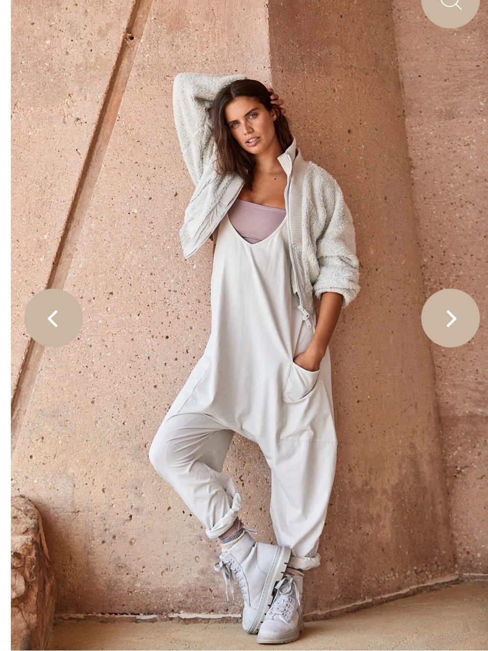Free People FP movement Hot Shot Onesie in Green Smoke (XS) - Picture 6 of 10